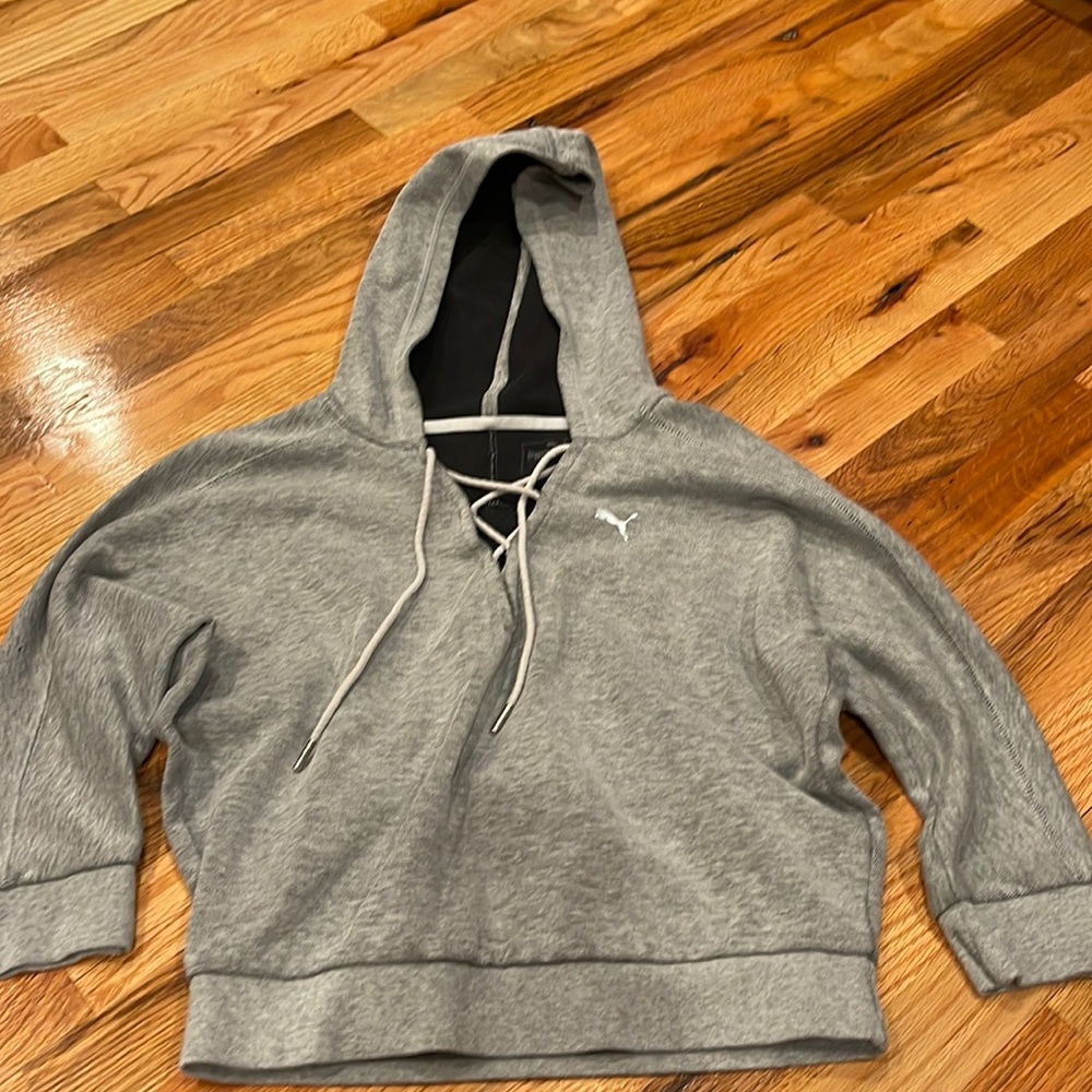 Gray Puma hoodie